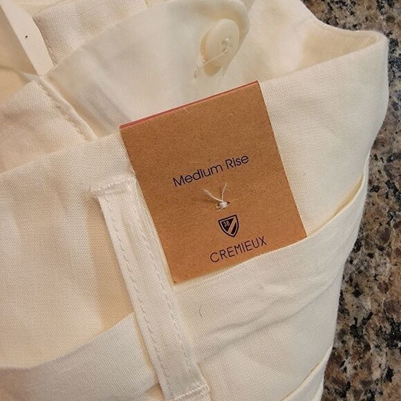 Cremieux Sienna belted Linen Pants size 8 NWT - Picture 4 of 5